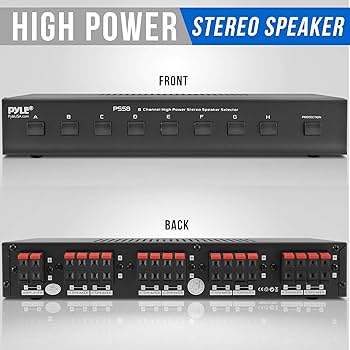 Amazon | PYLE PSS8 High-Power Stereo Speaker Selector (8